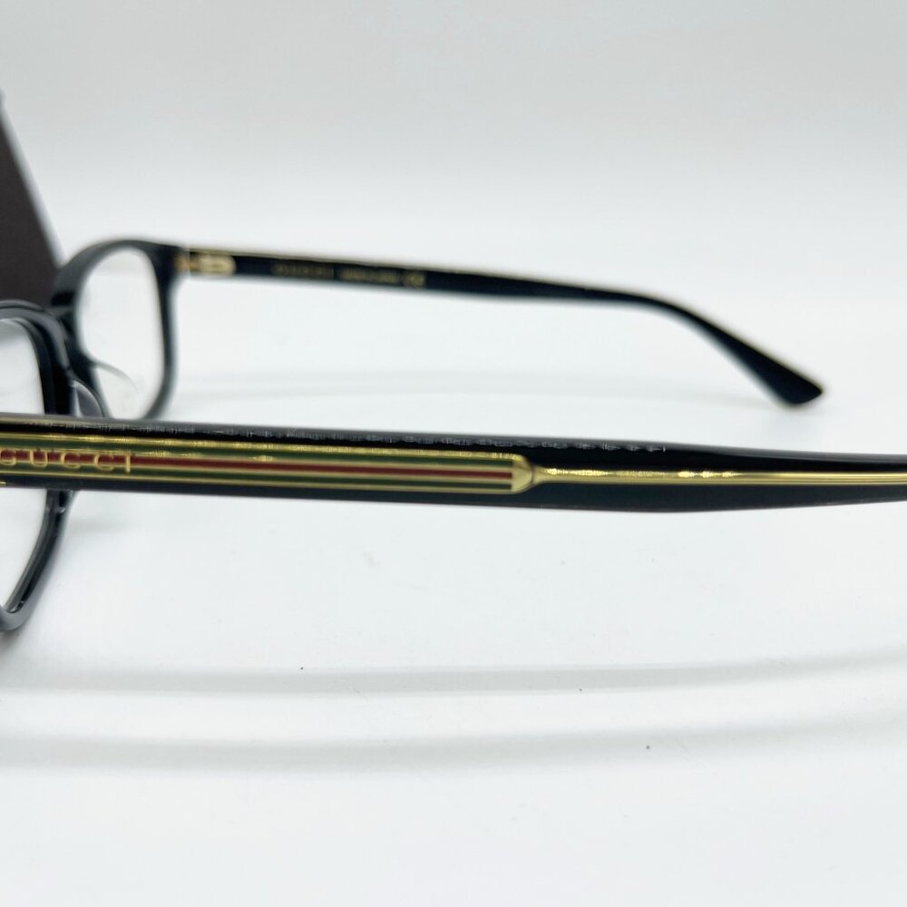 Gucci Eyeglasses GG0386OA 001 53mm Black / Demo Lens - Picture 10 of 13